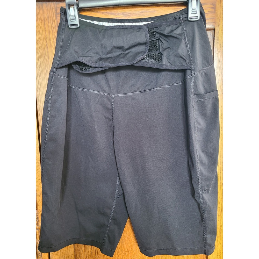 Hotsuit Women XL Sauna Shorts Black Sweat Waist Trainer Compression Biker Shorts